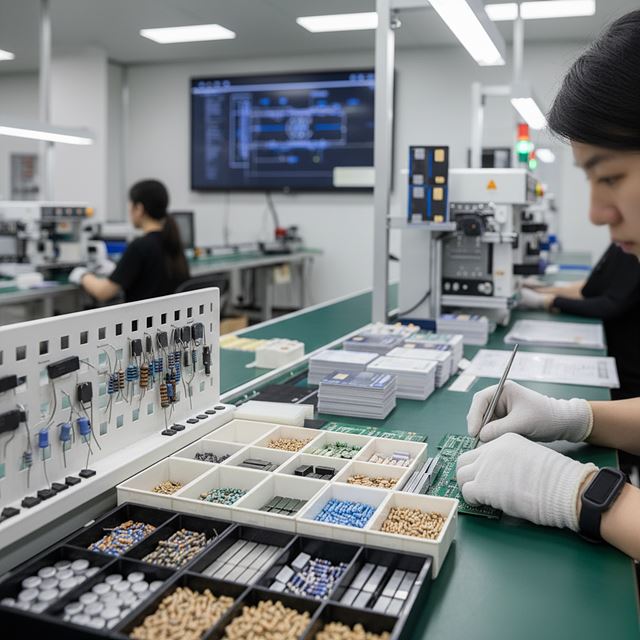 전자저항기 및 전자카드 제조업