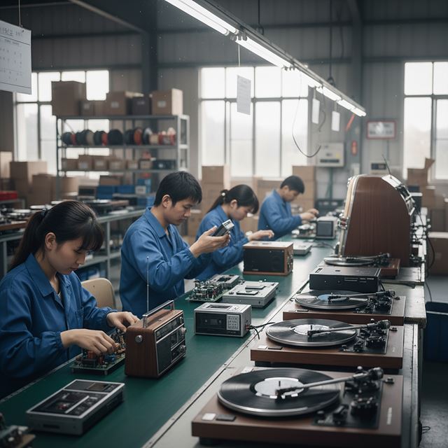 라디오, 녹음 및 재생 기기 제조업