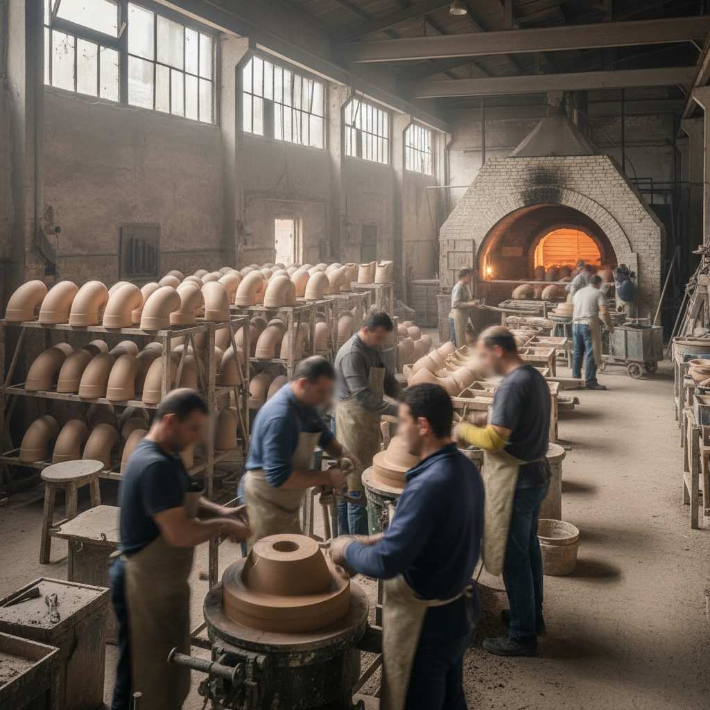기타 건축용 비내화 요업제품 제조업