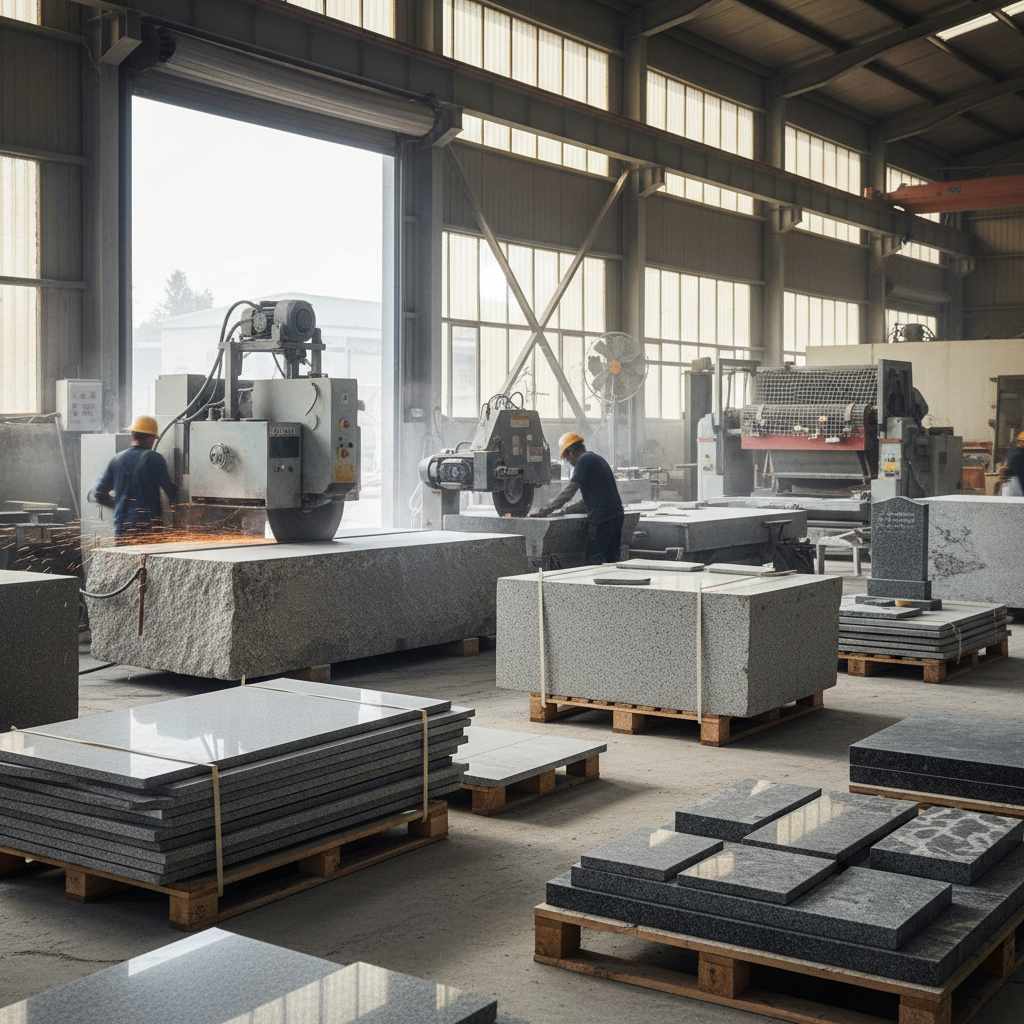 건설용 석제품 제조업