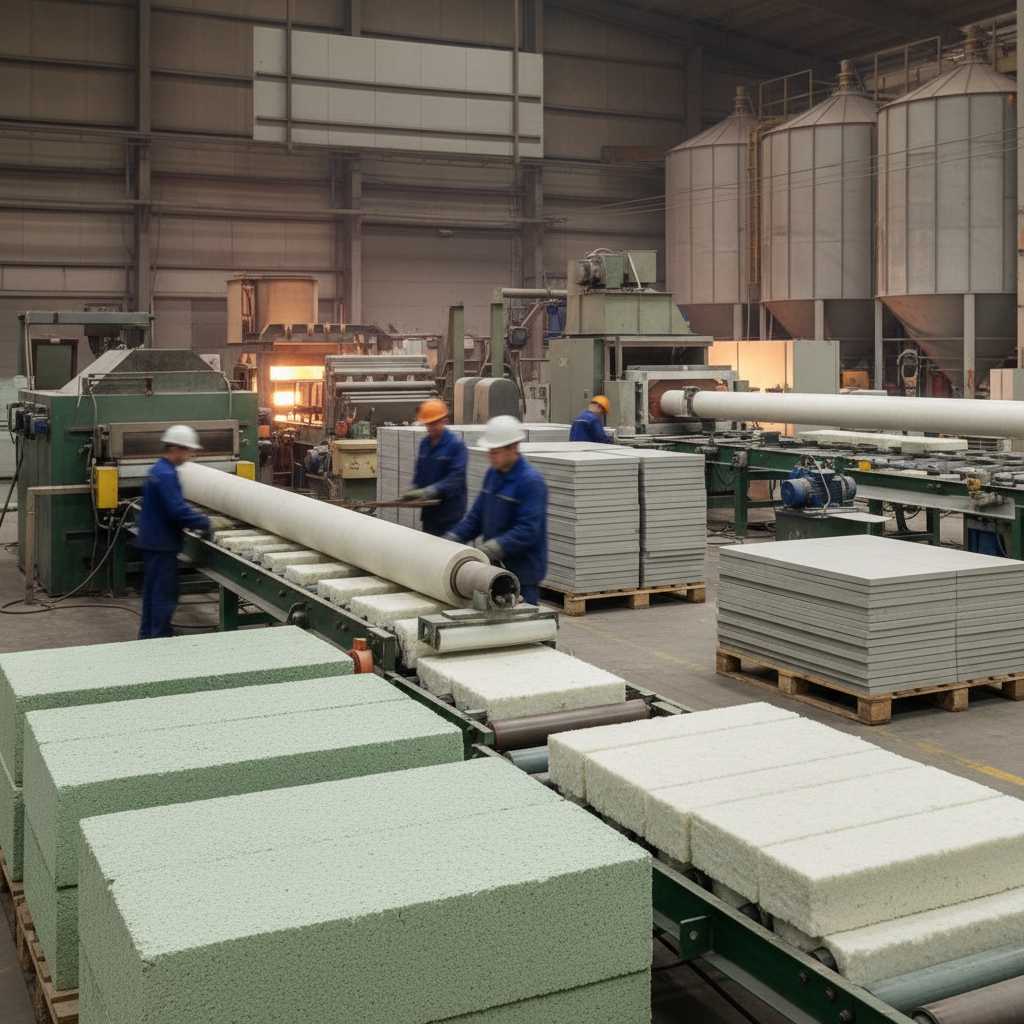 암면 및 유사 제품 제조업