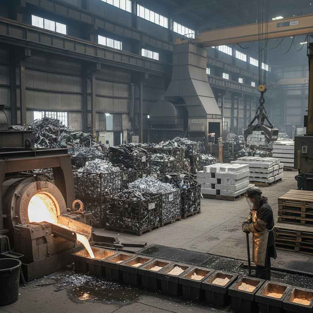 알루미늄 제련, 정련 및 합금 제조업