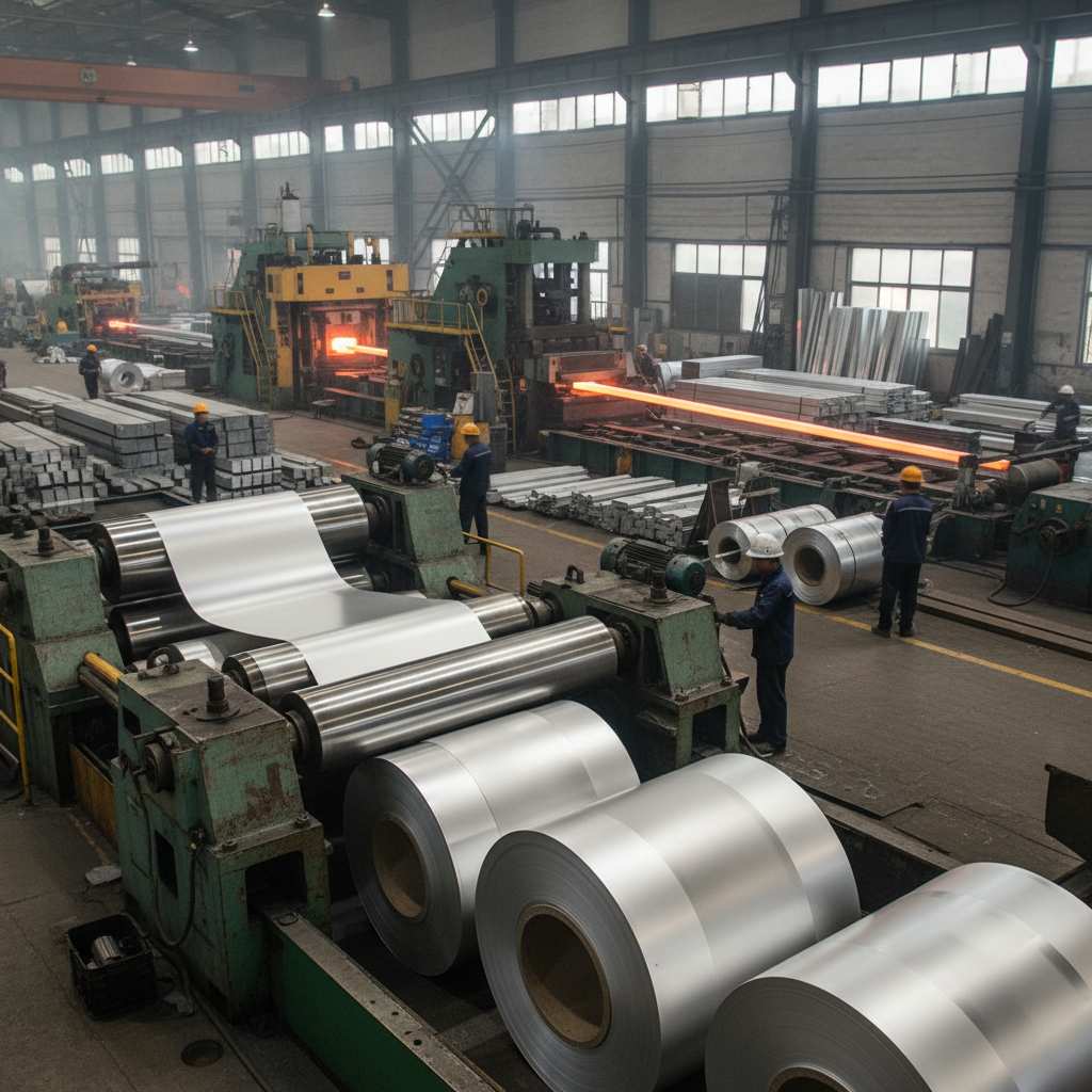 알루미늄 압연, 압출 및 연신제품 제조업