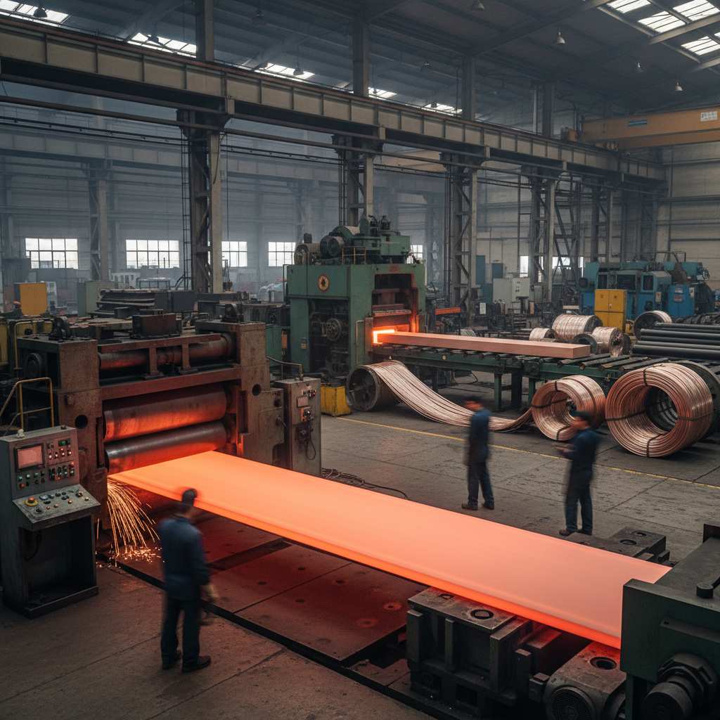 동 압연, 압출 및 연신제품 제조업