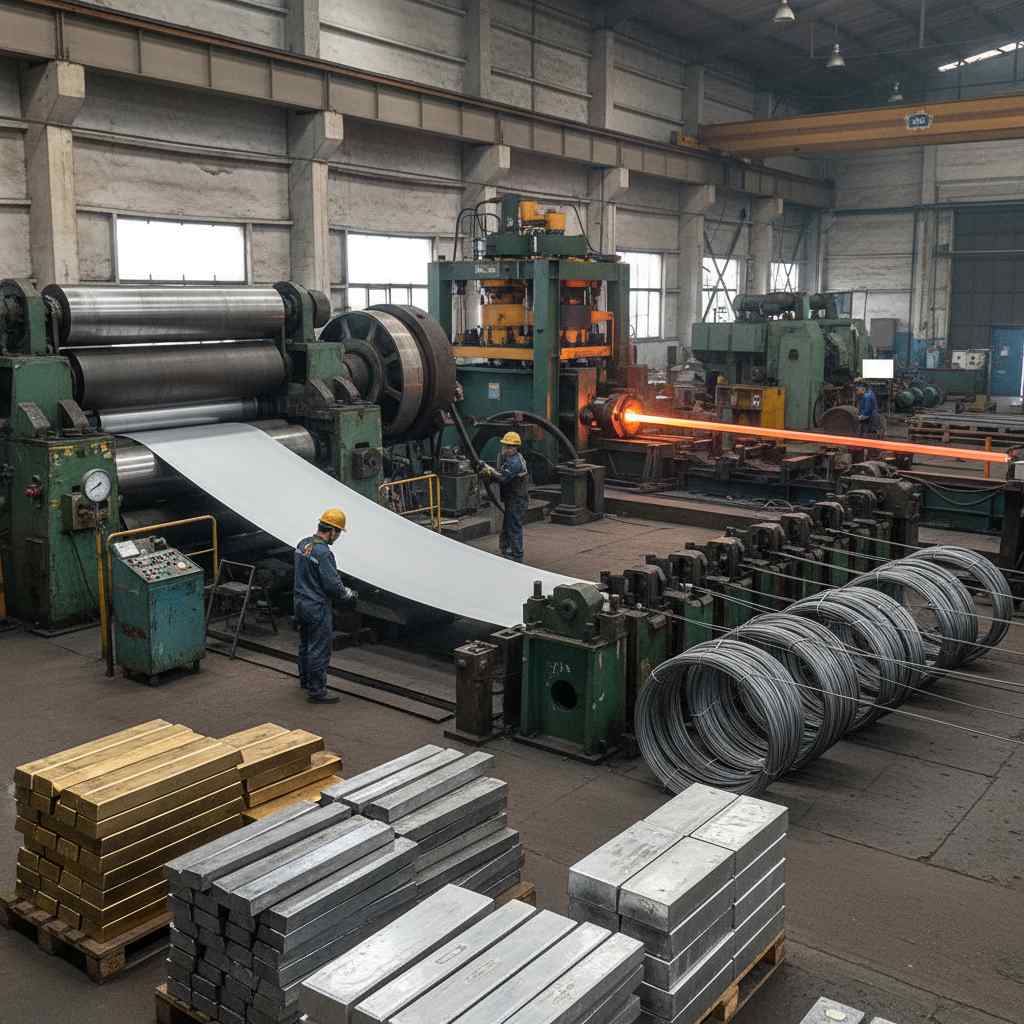 기타 비철금속 압연, 압출 및 연신제품 제조업