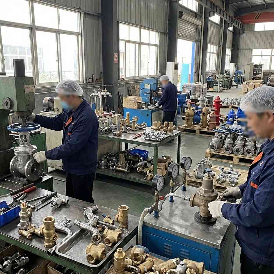 탭, 밸브 및 유사 장치 제조업