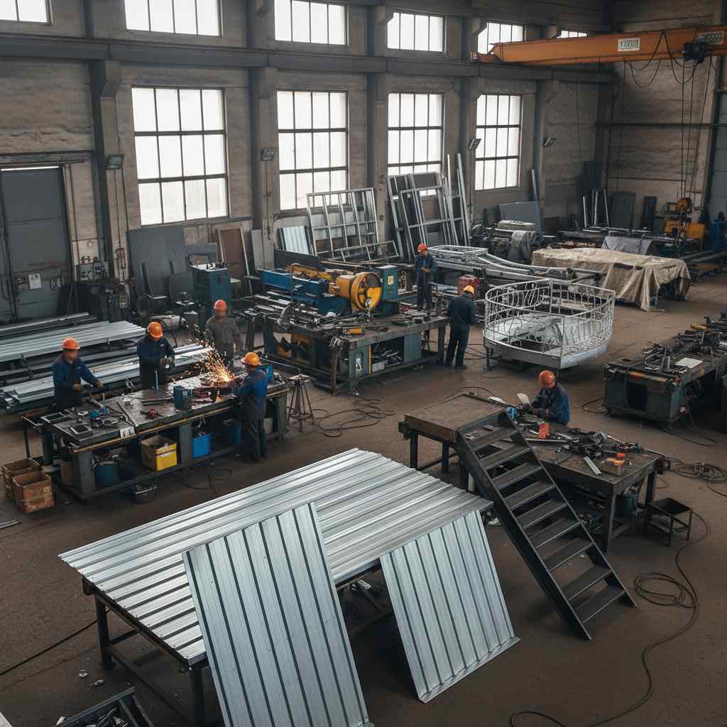 구조용 금속 판제품 및 공작물 제조업