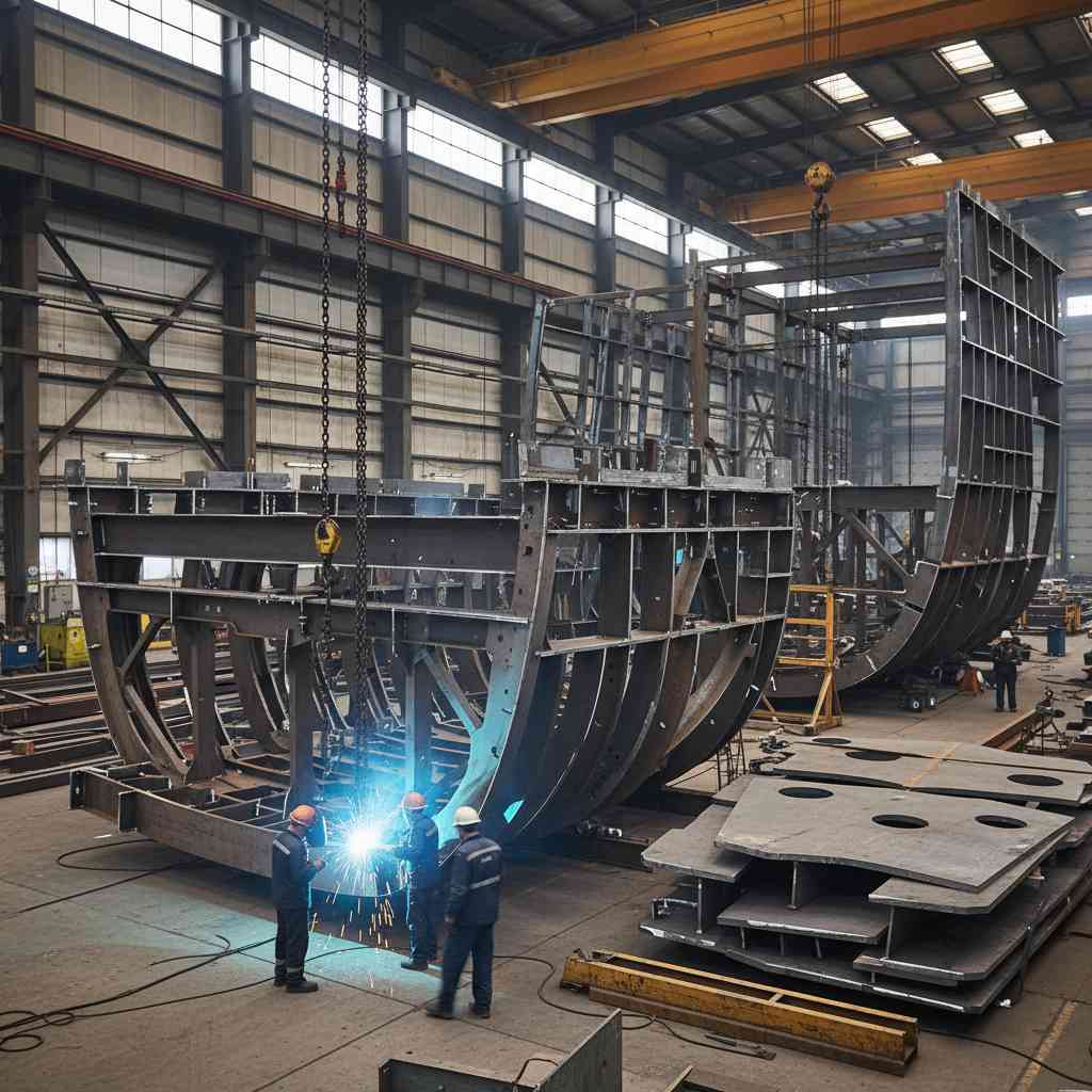 수상 금속 골조 구조재 제조업