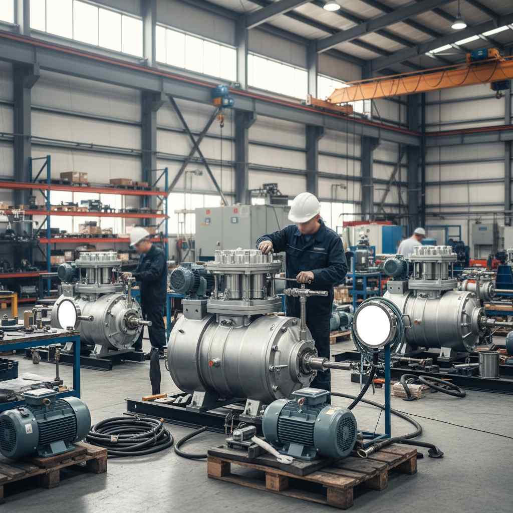 기체 펌프 및 압축기 제조업