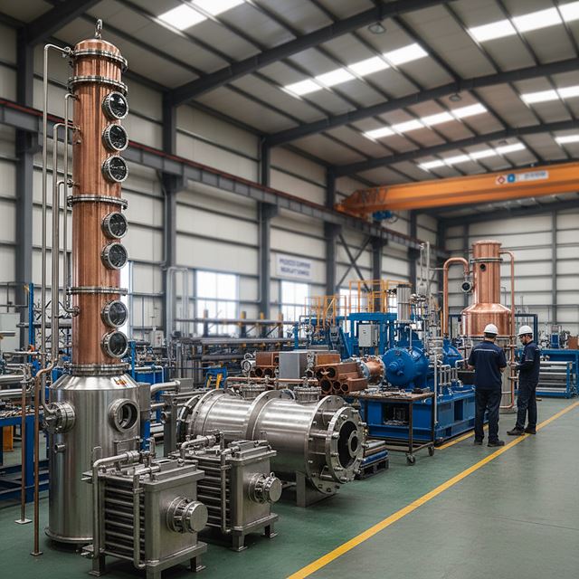 증류기, 열교환기 및 가스발생기 제조업