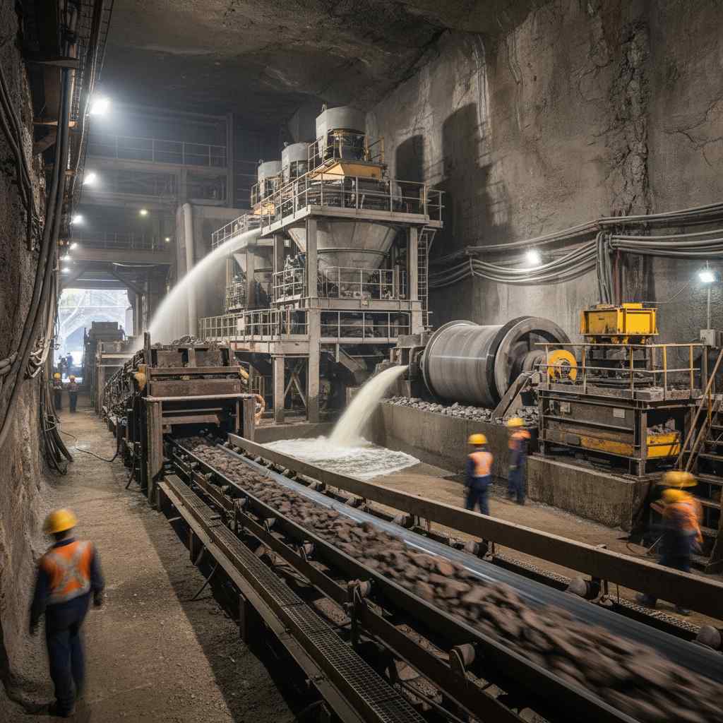 광물 처리 및 취급장비 제조업