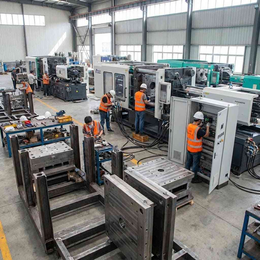 고무, 화학섬유 및 플라스틱 성형기 제조업