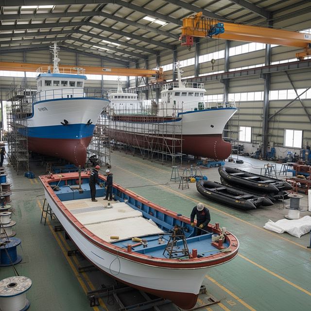 합성수지선 건조업