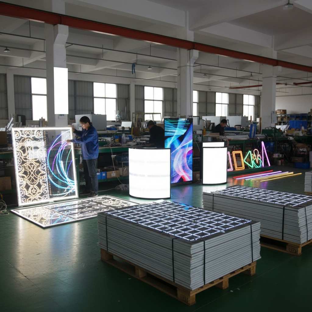 전시 및 광고용 조명장치 제조업