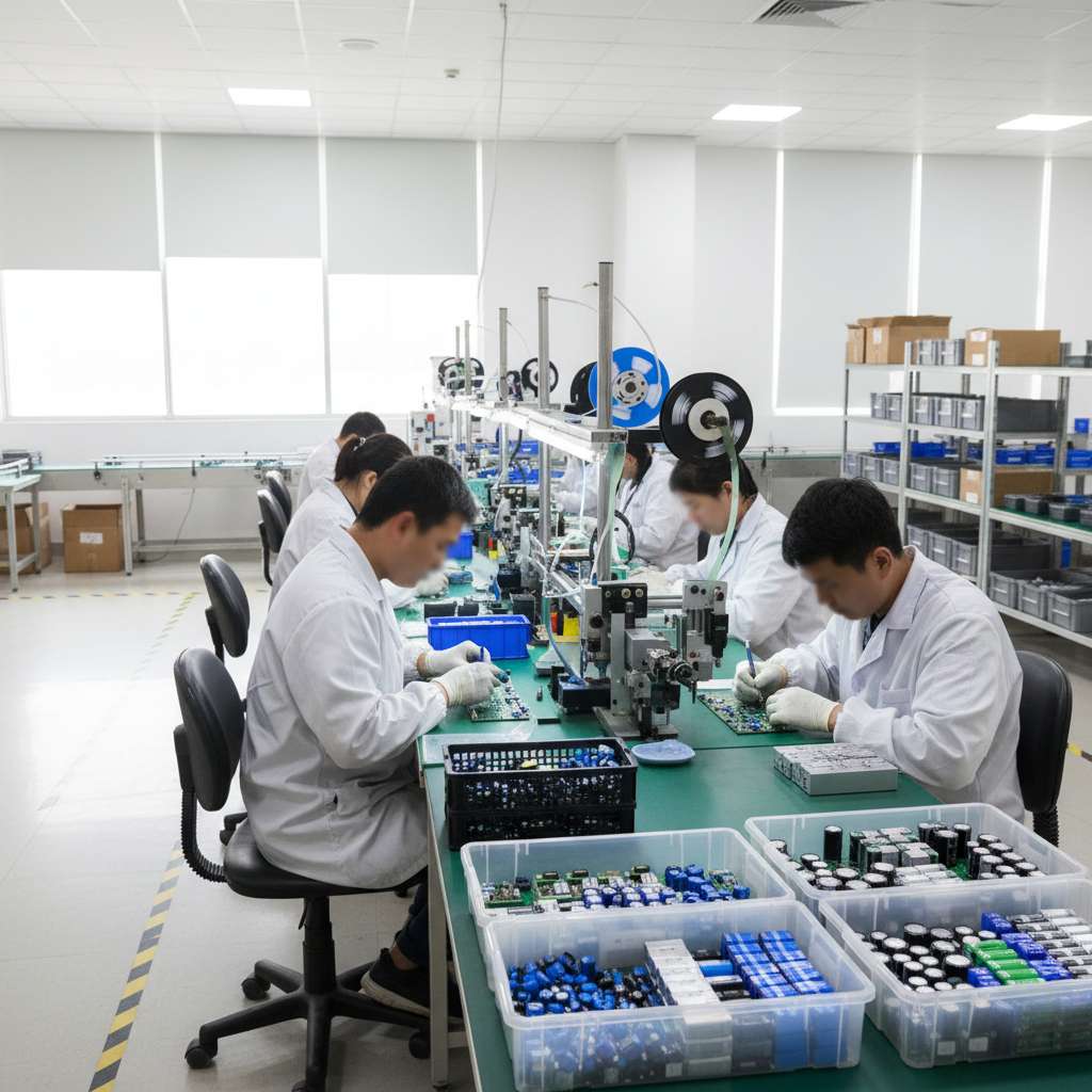 전자 축전기 제조업