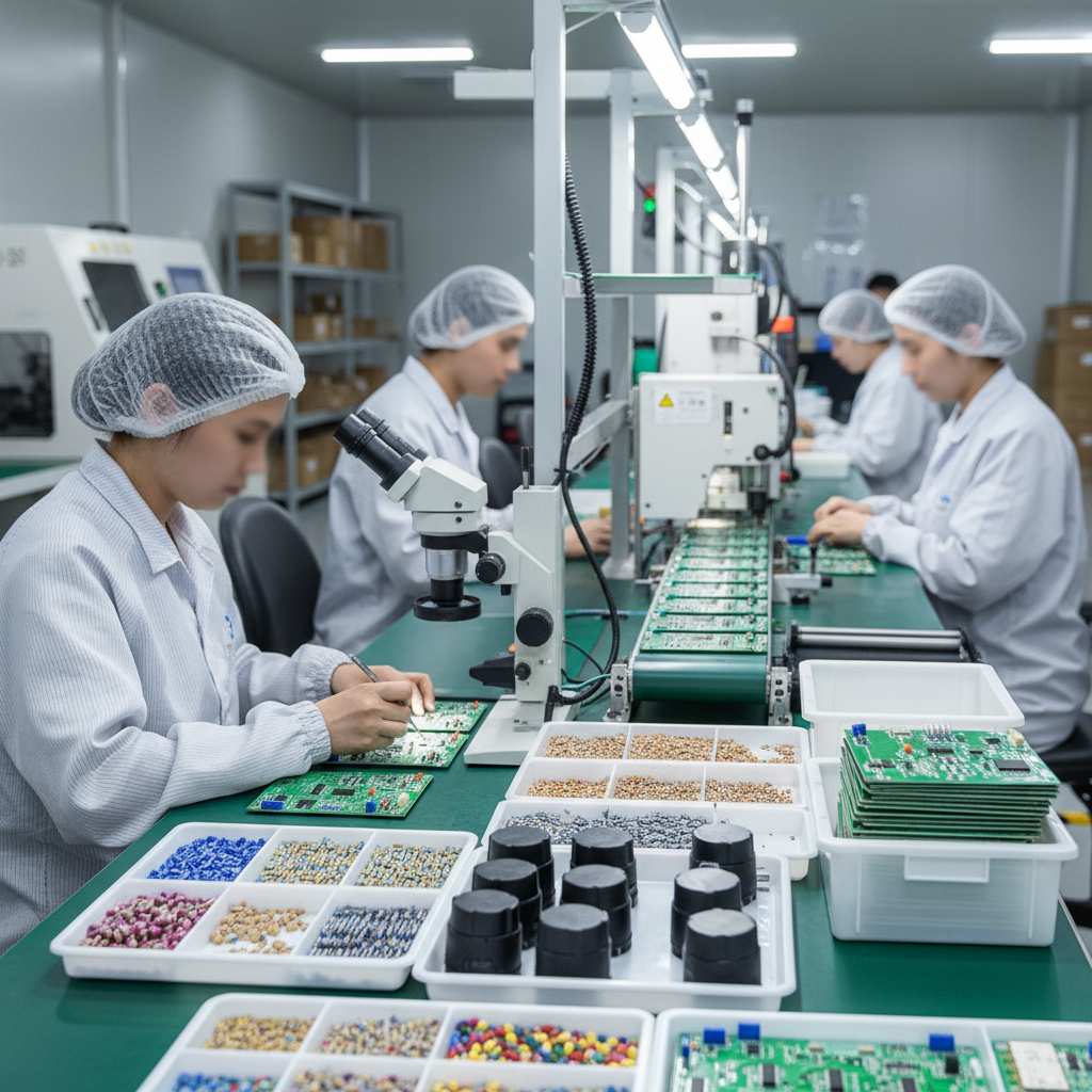 전자저항기 및 전자카드 제조업