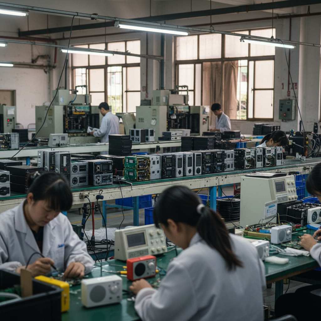 라디오, 녹음 및 재생 기기 제조업