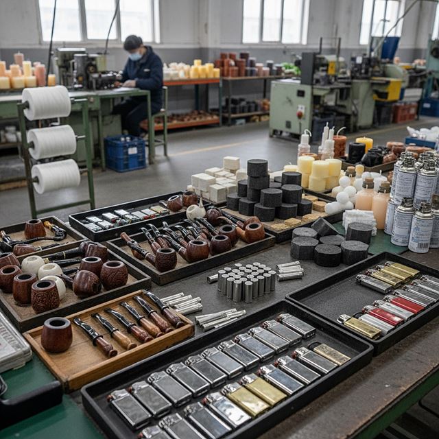 라이터, 연소물 및 흡연용품 제조업