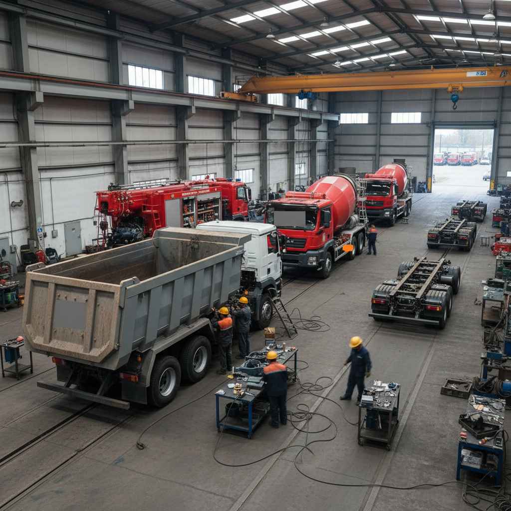 내연기관 화물자동차 및 특수목적용 자동차 제조업, 전기 화물자동차 및 특수목적용 전기 자동차 제조업