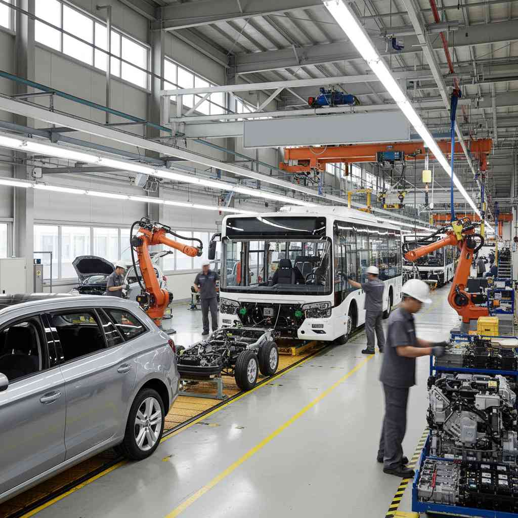 내연기관 승용차 및 기타 여객용 자동차 제조, 전기 승용차 및 기타 여객용 전기 자동차 제조업