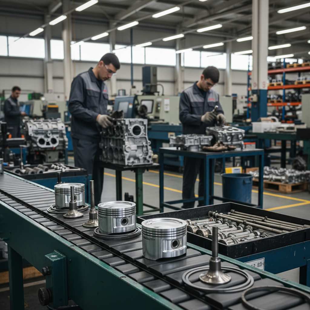 자동차 엔진용 신품 부품 제조업