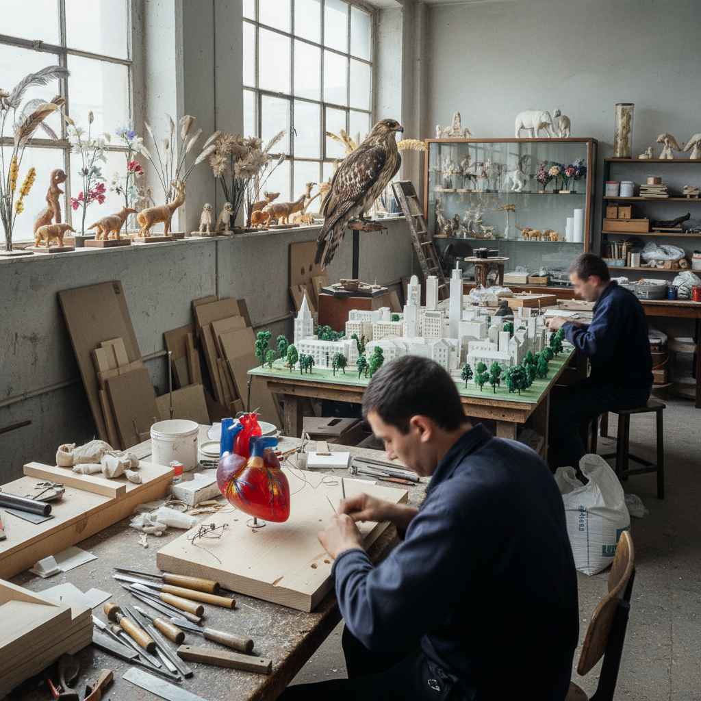 전시용 모형 제조업