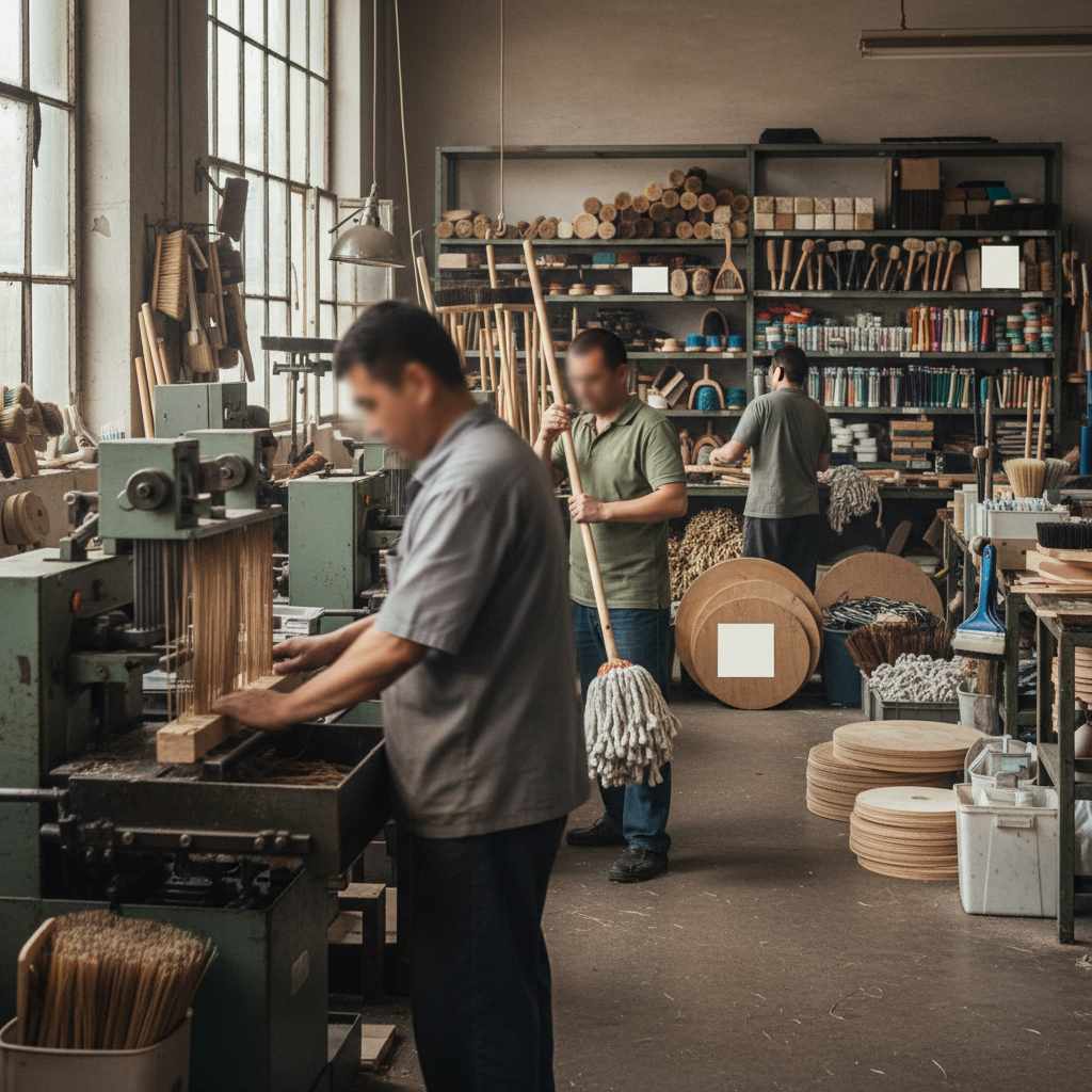 비 및 솔 제조업