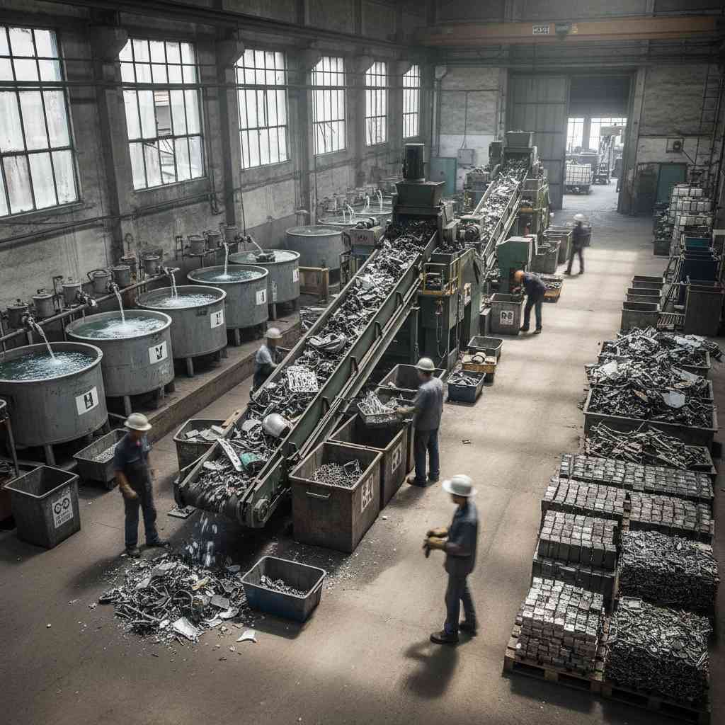 금속류 원료 재생업