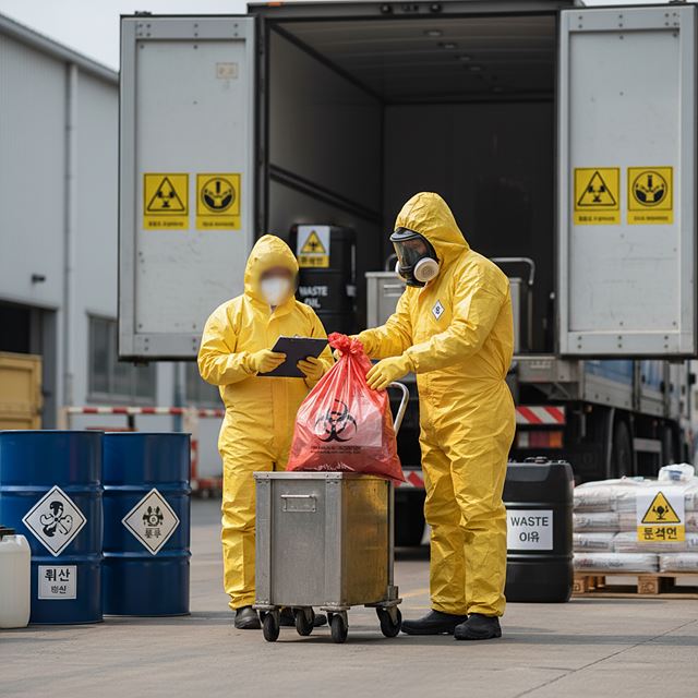 지정 폐기물 수집, 운반업
