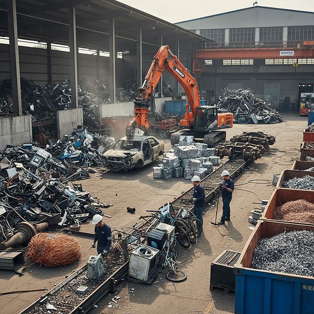 금속류 해체 및 선별업