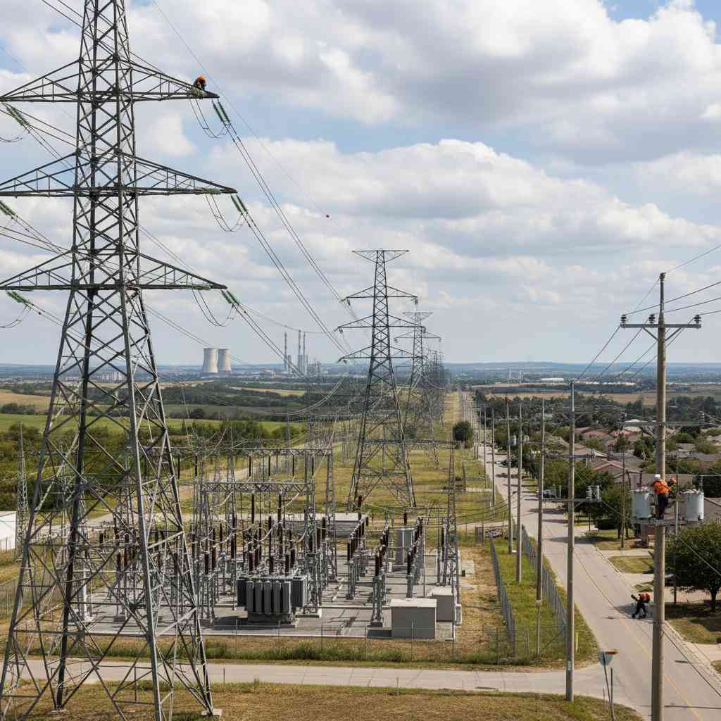 송전 및 배전업