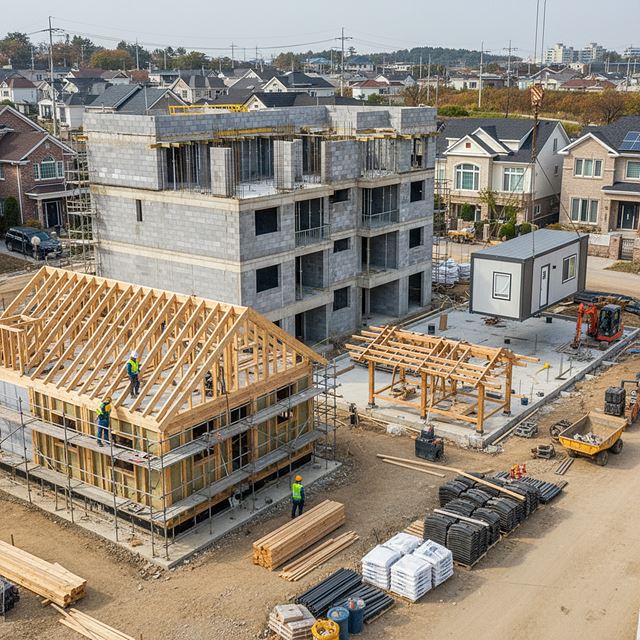 단독 주택 건설업