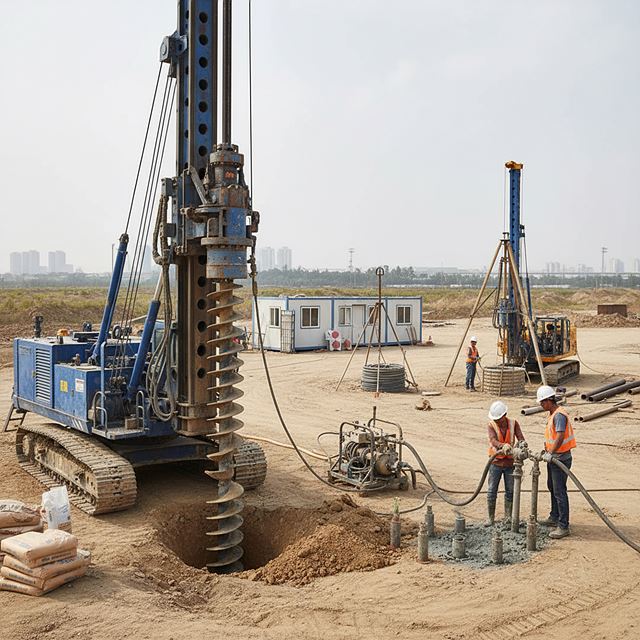 보링, 그라우팅 및 관정 공사업