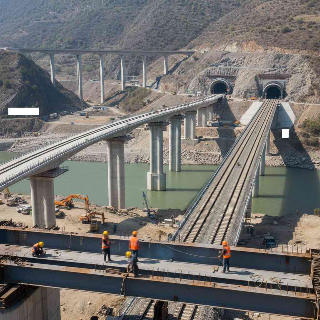 교량, 터널 및 철도 건설업