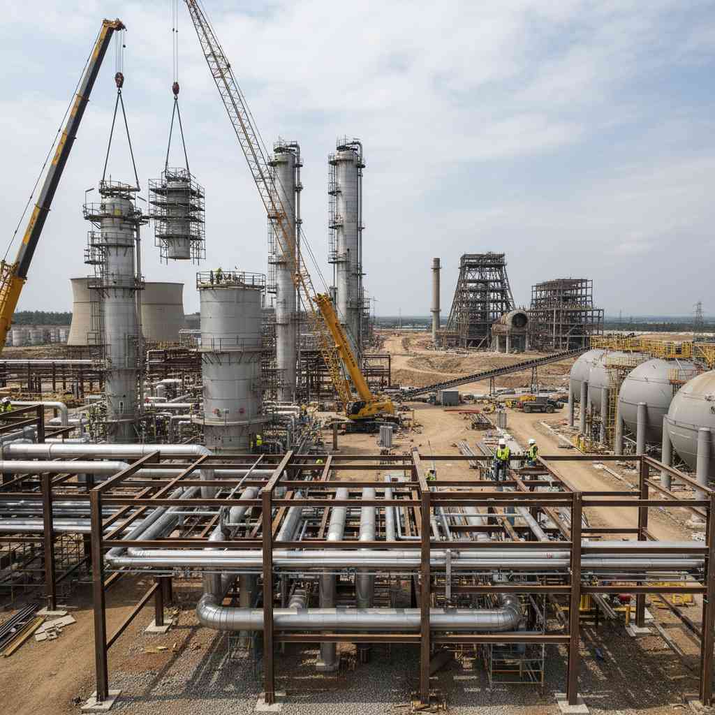 산업 생산시설 종합 건설업