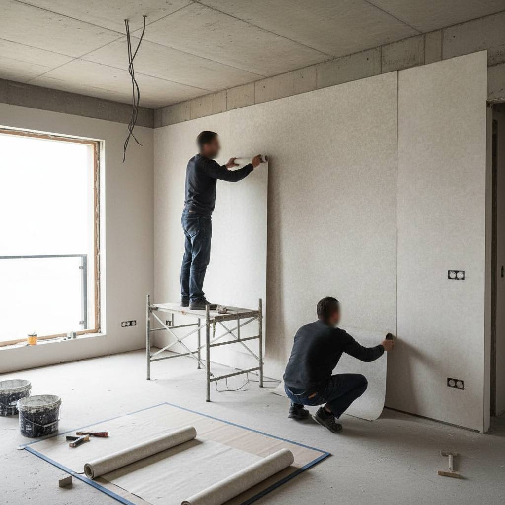 도배, 실내 장식 및 내장 목공사업