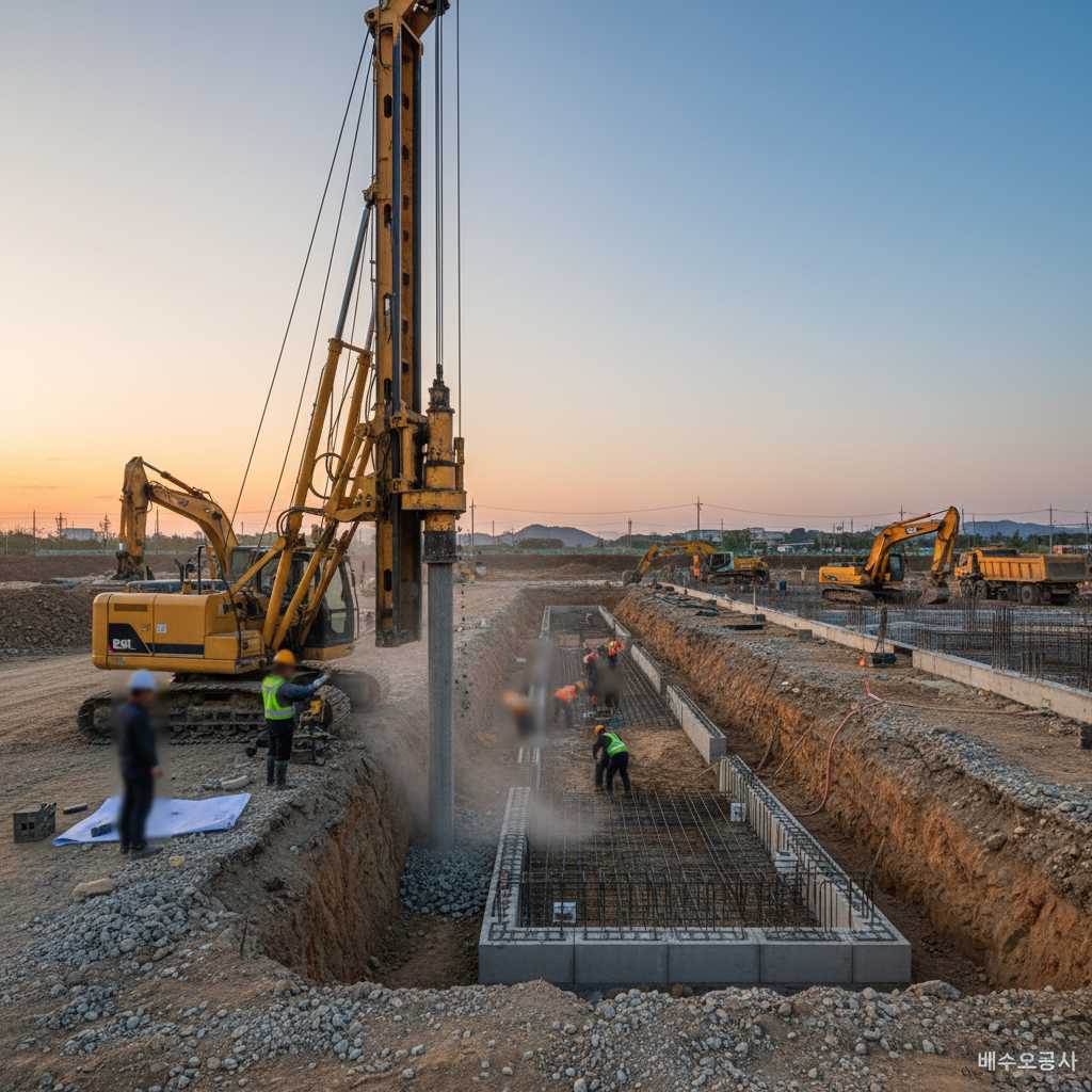 파일공사 및 축조관련 기초 공사업