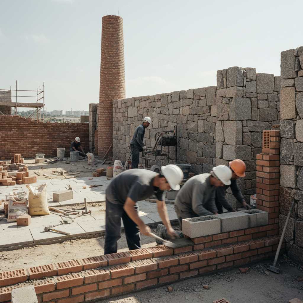 조적 및 석공사업
