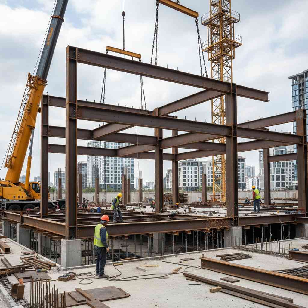 철골 및 관련 구조물 공사업