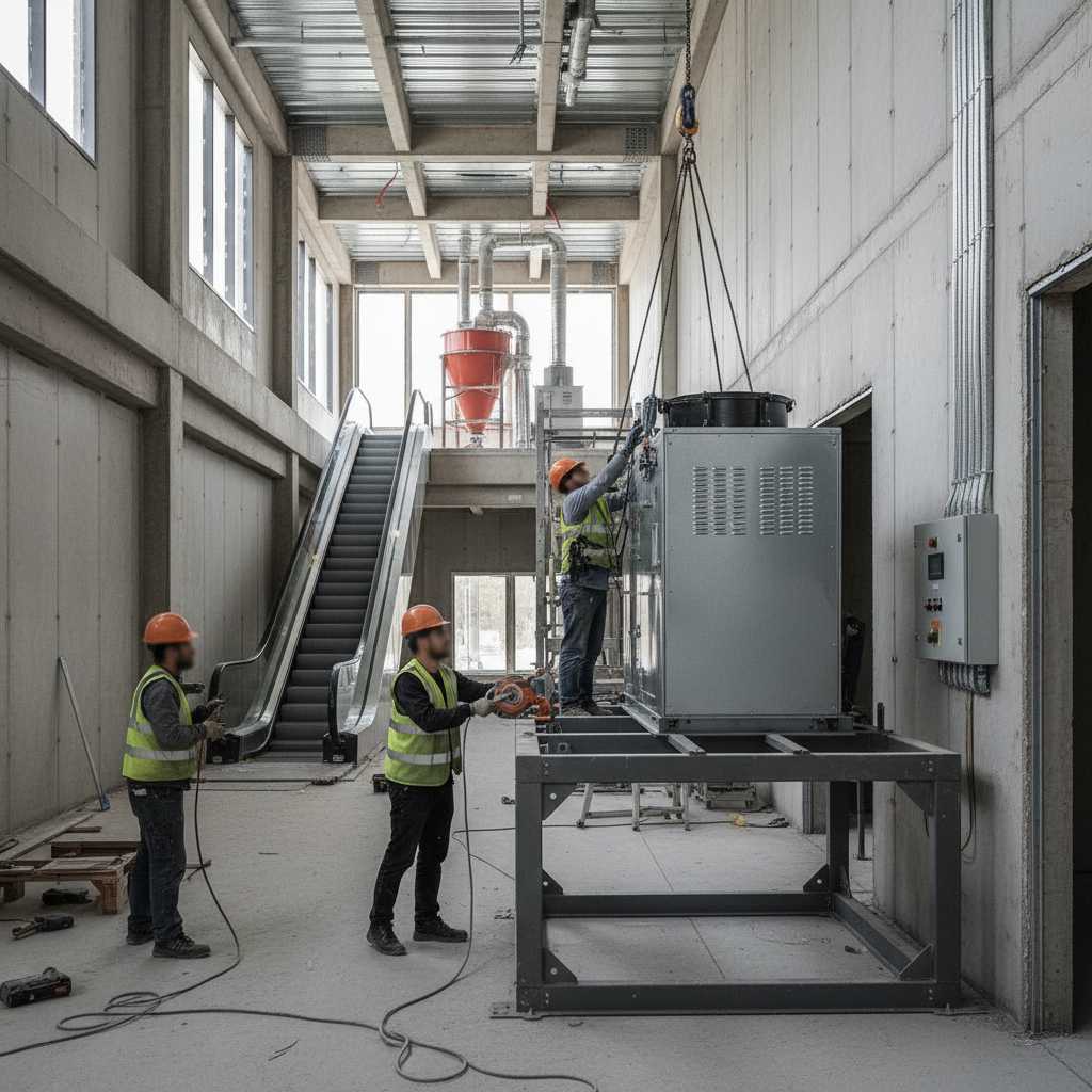 건물용 기계ㆍ장비 설치 공사업, 승강설비 설치 공사업