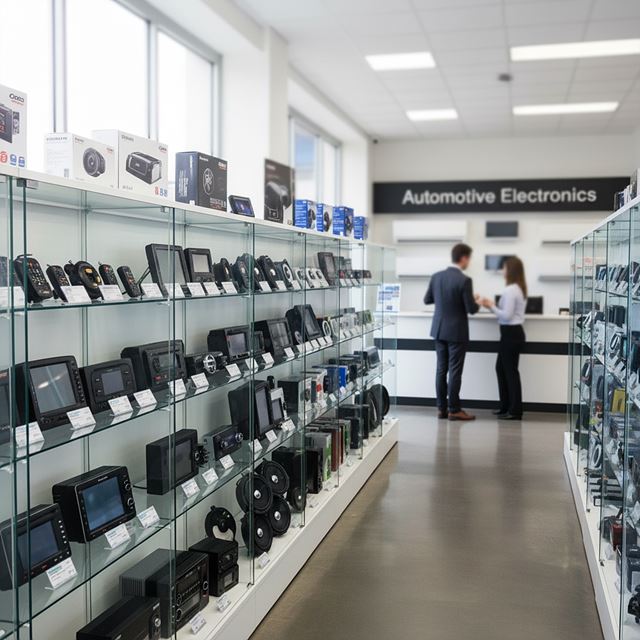 자동차 내장용 신품 전기ㆍ전자ㆍ 정밀 기기 판매업