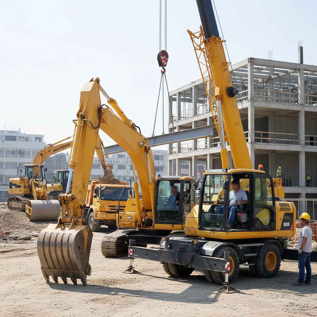 건설장비 운영업