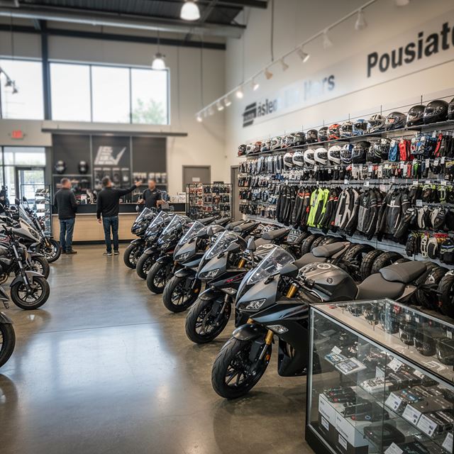 모터사이클 및 부품 소매업