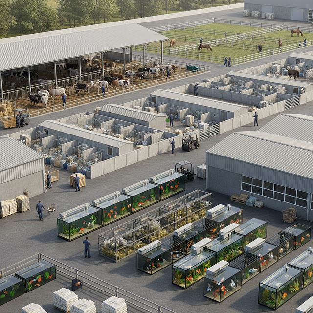 육지동물 및 반려동물 도매업