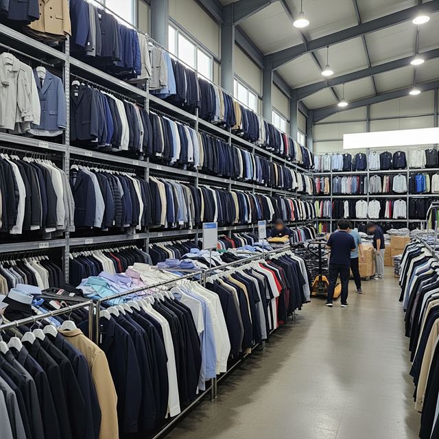 남녀용 겉옷 및 셔츠 도매업