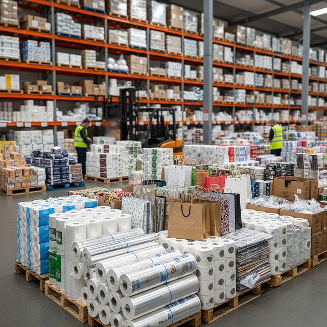 생활용 포장 및 위생용품, 봉투 및 유사 제품 도매업