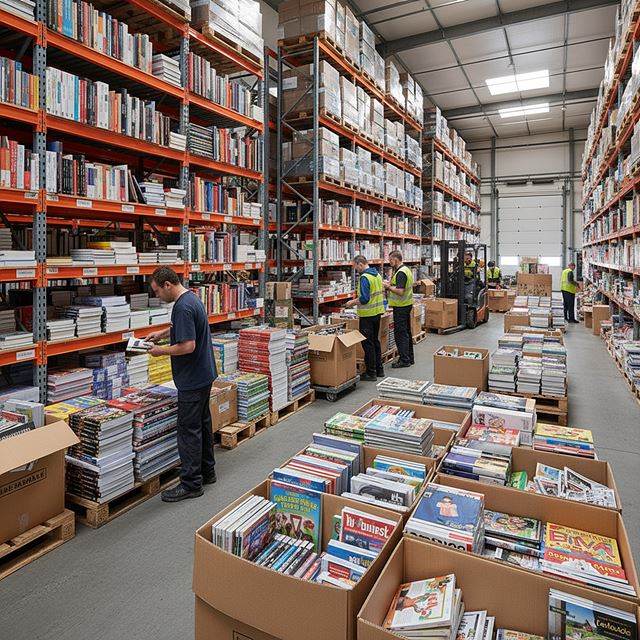 서적, 잡지 및 기타 인쇄물 도매업