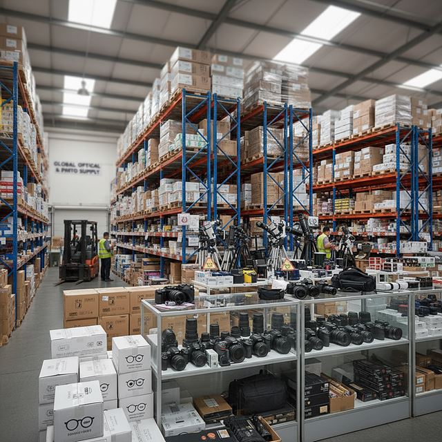 안경, 사진장비 및 광학용품 도매업