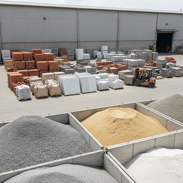 골재, 벽돌 및 시멘트 도매업