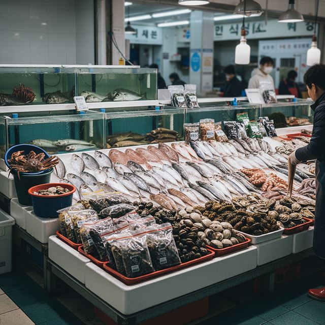 신선, 냉동 및 기타 수산물 소매업